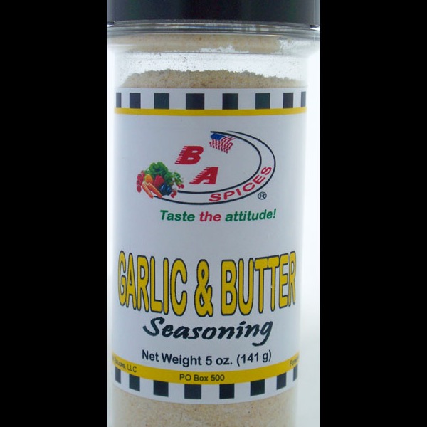 B.A. Garlic & Butter Seasoning - Dilly Dallies Spices & Sauces